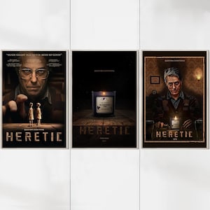 Heretic (2025) Film Poster - Leinwand Drucke - Film Fans Sammlung - Zimmer Dekor