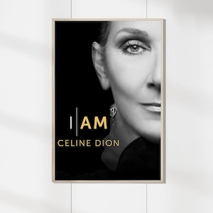 I Am. Celine Dion (2024) Movie Posters - Canvas Prints - Movie Fans Collection - Room Decor