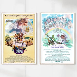 The Muppet Movie(1979) Vintage Film Poster - Leinwand Druck - Home Decor - Vintage Wand Kunst