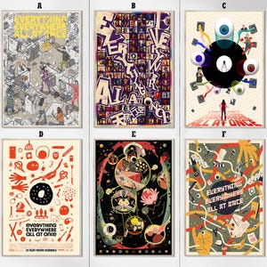 Everything Everywhere All At Once Movie Posters - Art Prints - Movie Home Decor - Birthday Gifts