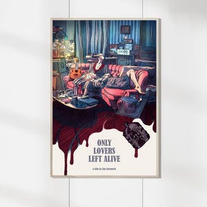 Nur Liebhaber links Alive （2013） Film Poster - Leinwand Kunstdrucke Film Poster - Film Wohnkultur - Geburtstagsgeschenke