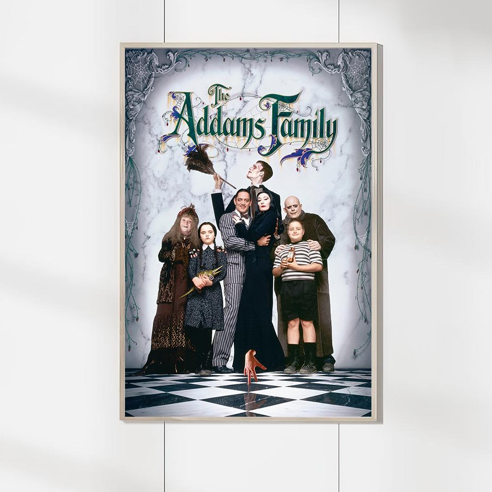 Poster De Film The Addams Family Christina Ricci Sur Toile Pour Décoration De Chambre à Coucher, Bureau, Chambre, Cadeau, Sans Cadre, 30 X 45 Cm
