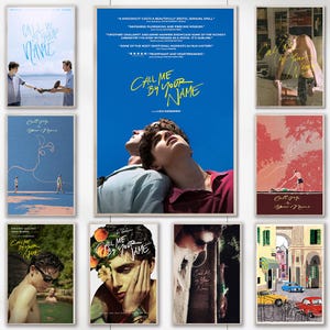 Call Me by Your Name (2017) Filmposter - Leinwanddrucke - Filmfanssammlung - Zimmerdekor