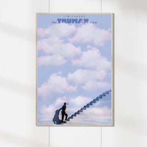 The Truman Show(1998) Film Poster - Kunstdrucke - Film Wohnkultur - Geburtstagsgeschenke