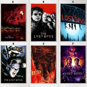 The Lost Boys(1987) Movie Posters - Canvas Prints - Movie Fans Collection - Room Decor