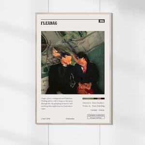 Cartazes de filmes Fleabag (2016) - Cartazes personalizados - Impressões de arte - Decoração de casa de filmes - Presentes de aniversário