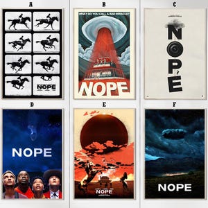Nope Poster - Leinwände - Art Prints - Schlafzimmer Dekor