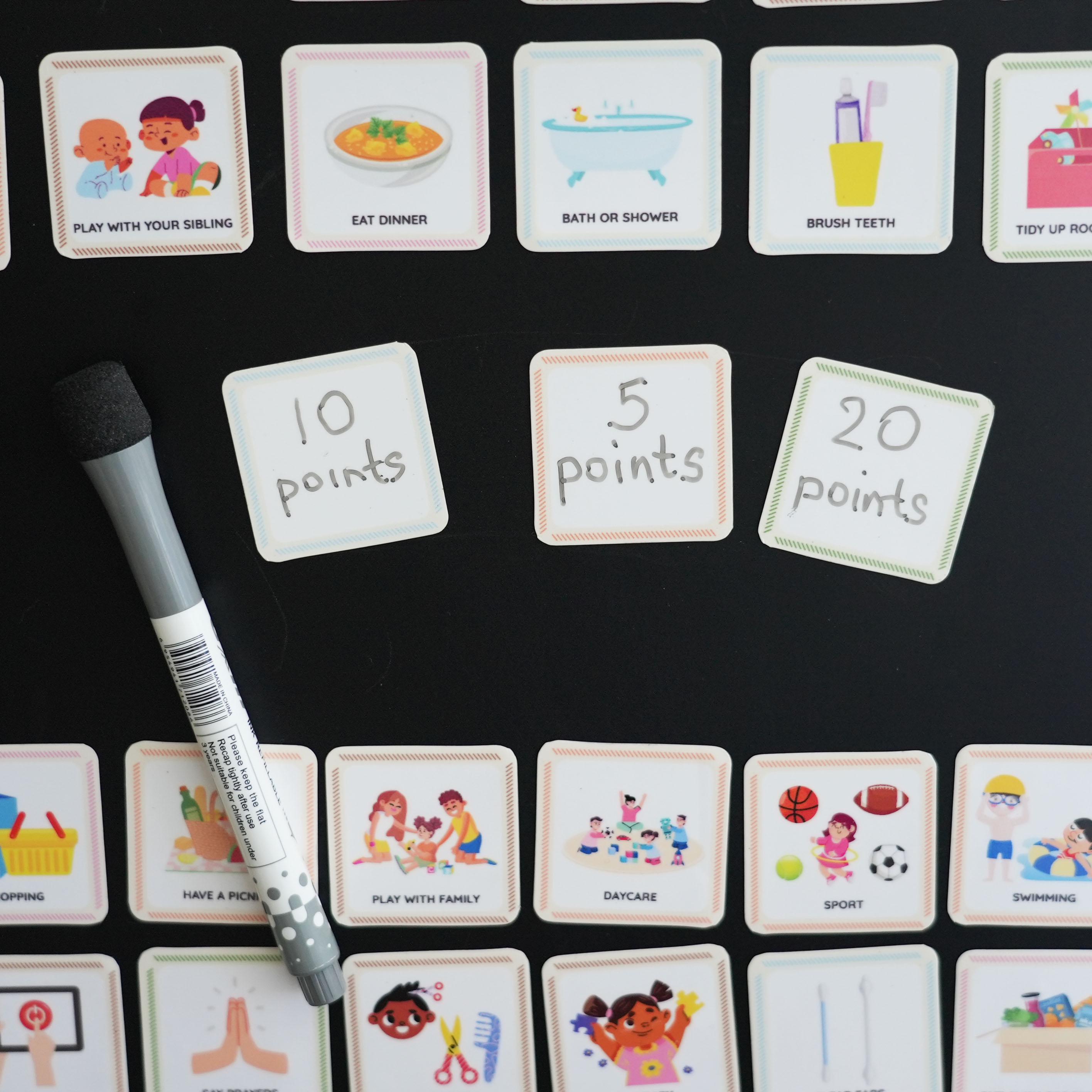 Small Pack | Magnetic Daily Routine Cards for Kids | Montessori Visual ...