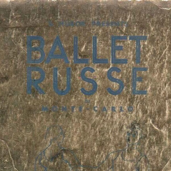 VINTAGE 1934 Ballet Program, Ballet Russe of Monte Carlo
