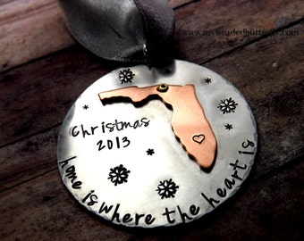 florida Christmas ornament - personalized ornament - Merry christmas ornament - christmas ornament - christmas gift