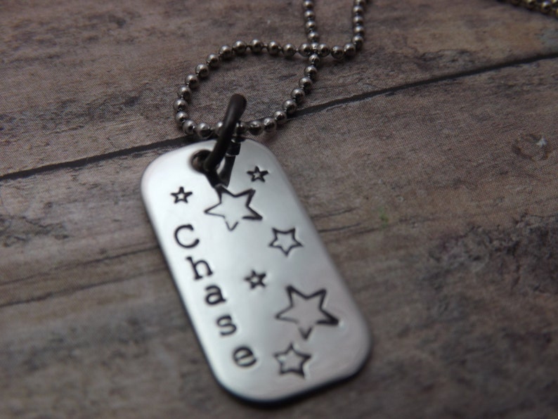 Ring Bearer Necklaceboys Necklacechildsboysdog Tag Etsy