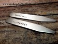 personalized collar stays - father of the bride gift- father of the groom gift - forever and always - groomsmen gifts -gifts for guys- mens