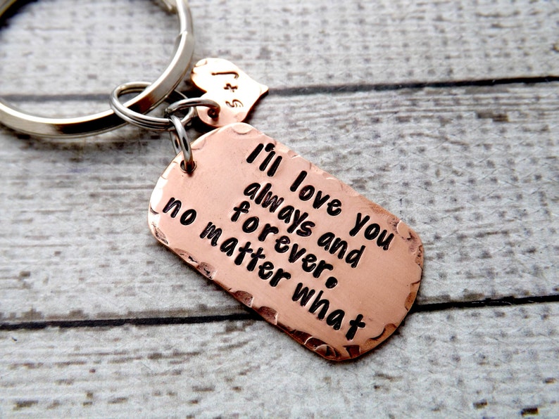 Personalized keychaindog tag keychainmens Etsy