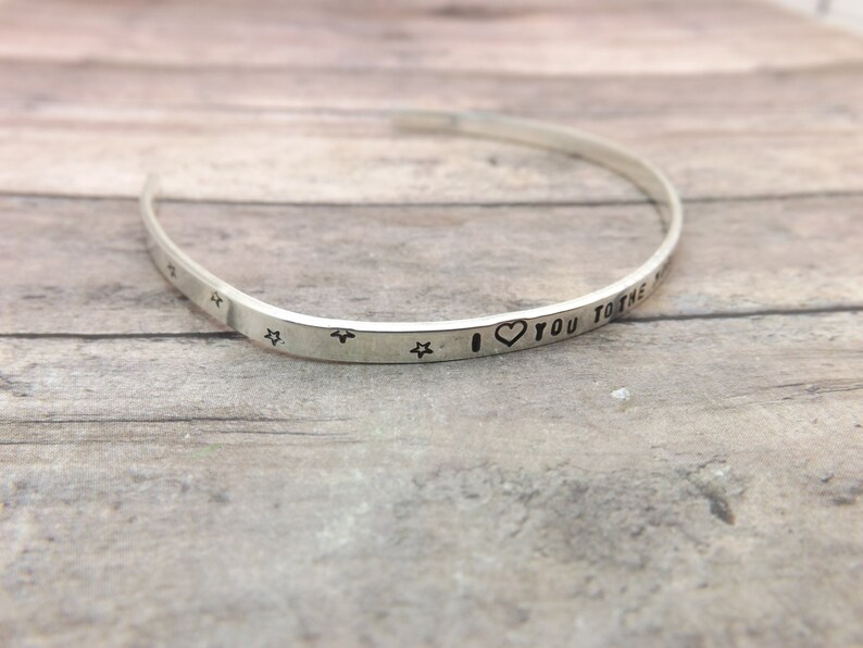 Personalized Bracelet Hand Stamped Cuff Etsy