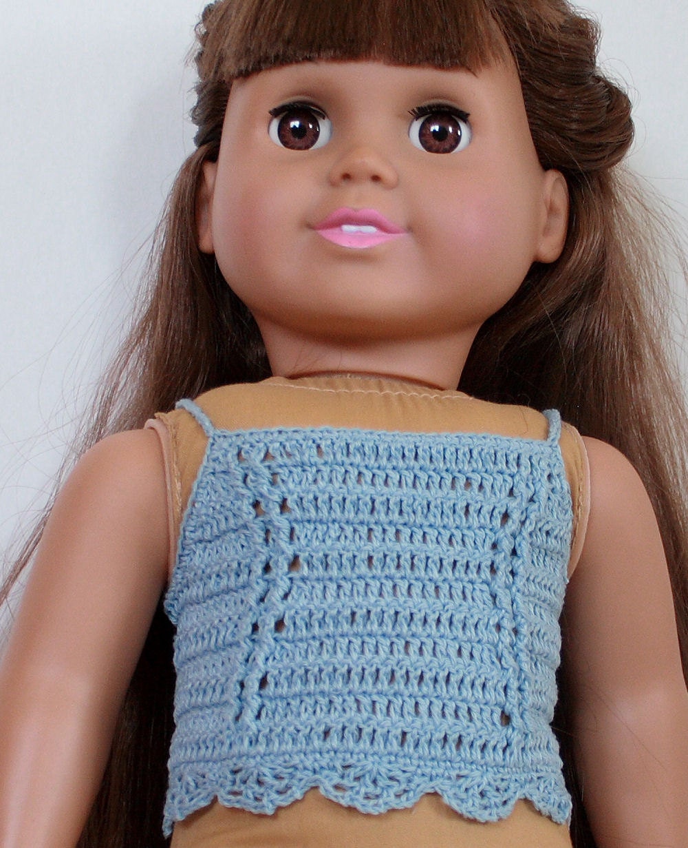 Vintage Style Cami Crochet Pattern for 18 Dolls Etsy