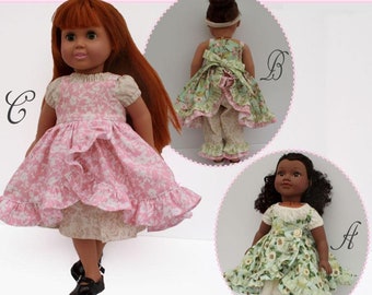 Sweet Innocence for 18" dolls pdf dress pattern