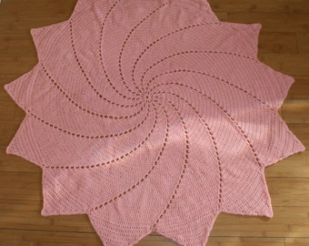 Starburst baby blanket pdf crochet pattern