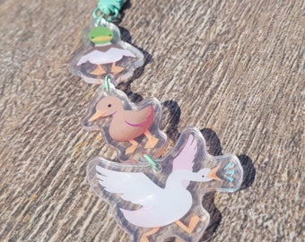 Duck Duck Goose Linking Acrylic Charm