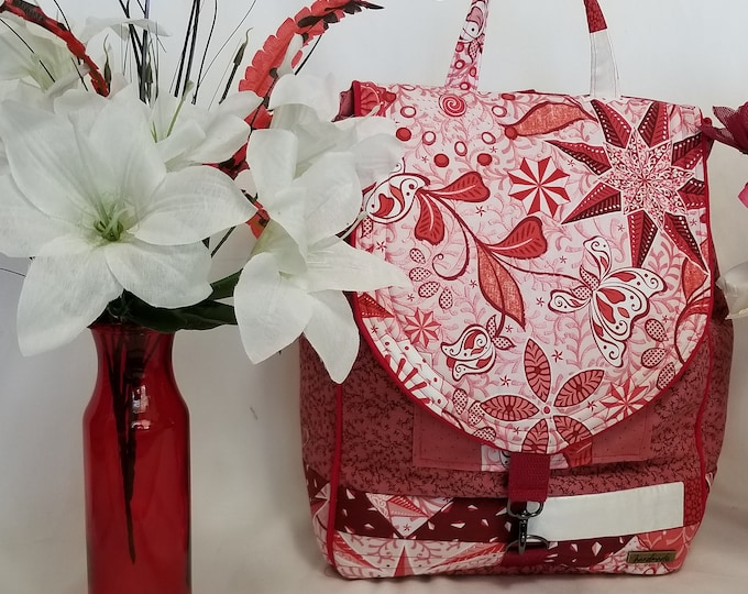 Quilt Square Backpack will carry everything you will need.