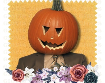 Dwight Pumpkin Head Png, The Office Dwight Pumpkin Head, Dwight Schrute The Office Png, Dwight Schrute Quotes, The Office Halloween