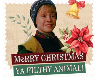 Wesołych Świąt Ya Filthy Animal Christmas Png, Home Alone Png, Christmas Png, Home Alone Quote, Home Alone Movie