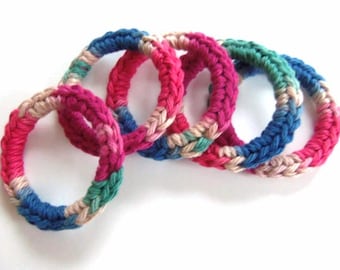 Ferret and Cat Toys, Recycled Rings Toy, Colorful Gift for Ferrets and Cats