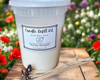 Soy Wax Candle Refill Kit--No Mess, Easy, Eco-Friendly, Recycle Your Candle Containers, Save Money