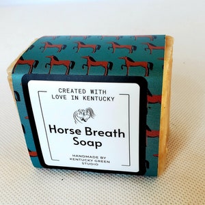 Horse Breath Soap, Horse Gifts for Women, Equine Gifts for Men, Handmade image 3
