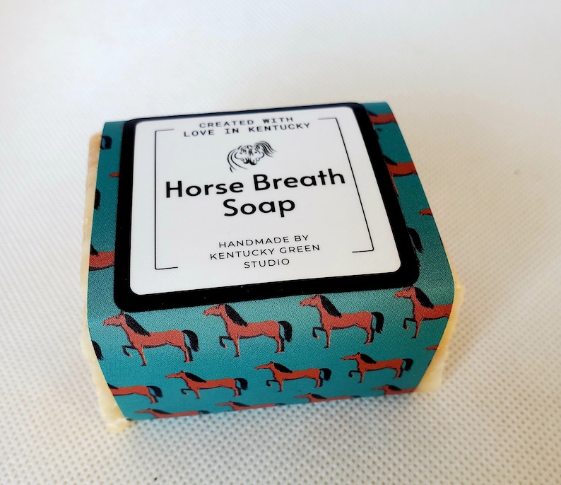 Horse Breath Soap, Horse Gifts for Women, Equine Gifts for Men, Handmade image 1