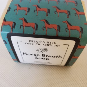 Horse Breath Soap, Horse Gifts for Women, Equine Gifts for Men, Handmade image 4