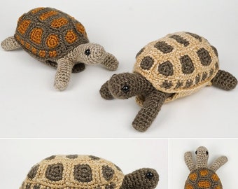 Tortoise amigurumi CROCHET PATTERN digital PDF file download