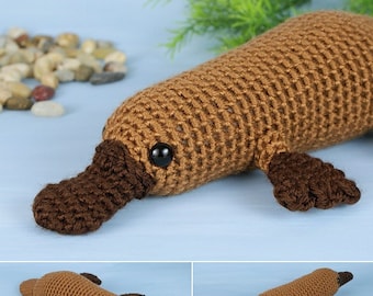 Platypus amigurumi CROCHET PATTERN digital PDF file download