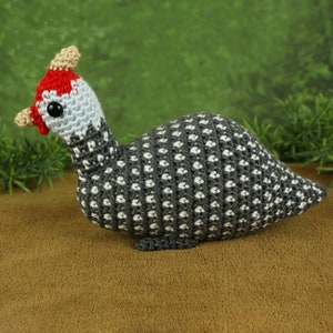 Guinea Fowl amigurumi CROCHET PATTERN digital PDF file download