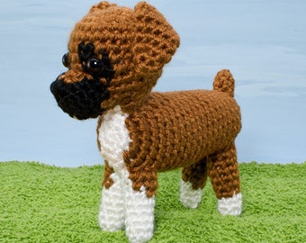 AmiDogs Boxer amigurumi dog CROCHET PATTERN digital PDF file download