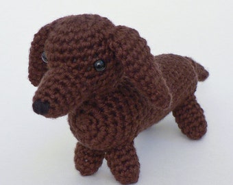 AmiDogs Dachshund amigurumi dog CROCHET PATTERN digital PDF file download