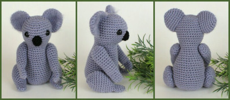 Koala Amigurumi CROCHET PATTERN Digital PDF File Download - Etsy