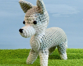 AmiDogs Husky amigurumi dog CROCHET PATTERN digital PDF file download