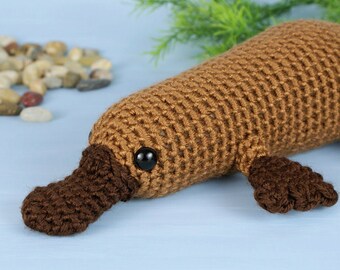 Platypus amigurumi CROCHET PATTERN digital PDF file download