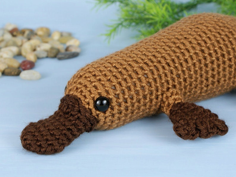 Platypus amigurumi CROCHET PATTERN digital PDF file download image 1