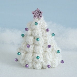 Christmas Trees Set 1 CROCHET PATTERN digital PDF file download 2 sizes and star included image 4