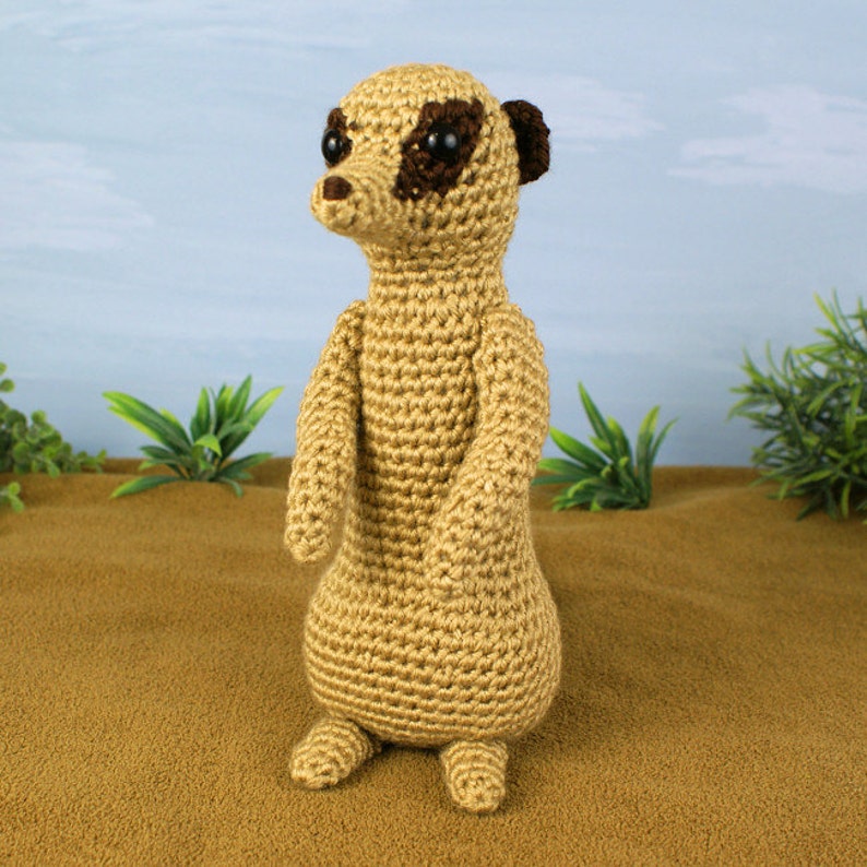 Meerkat amigurumi CROCHET PATTERN digital PDF file download image 5