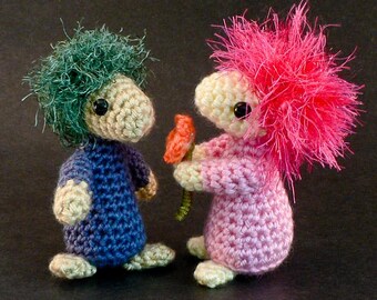 Mop Top Mascots CROCHET PATTERN digital PDF file download