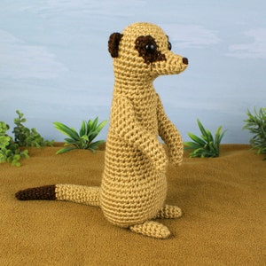 Meerkat amigurumi CROCHET PATTERN digital PDF file download