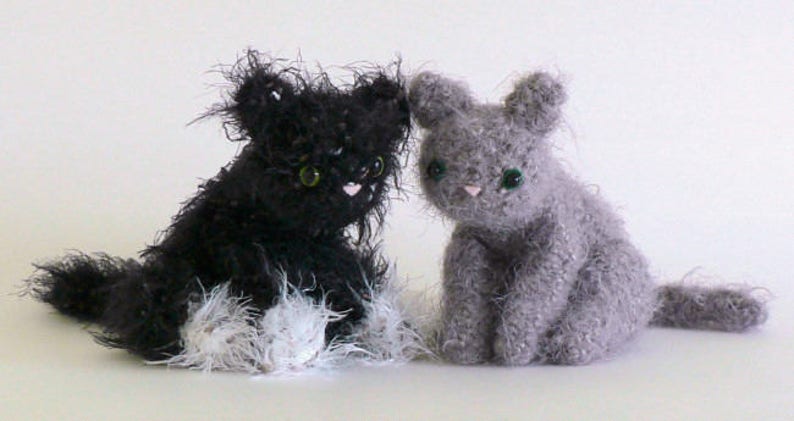 Fuzzy Kitten Amigurumi Cat CROCHET PATTERN Digital PDF File Download - Etsy