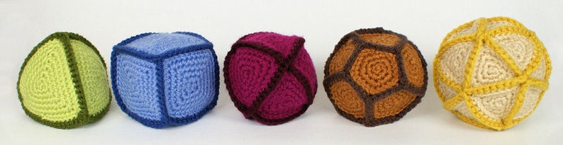 Gaming Dice CROCHET PATTERNS digital PDF file download, six Geometric Patterns for rpg gamers image 6