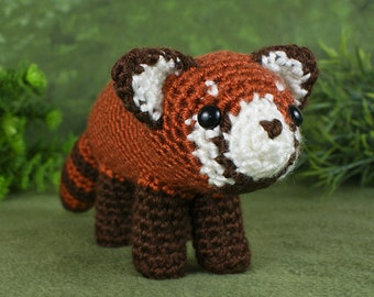 Red Panda amigurumi CROCHET PATTERN digital PDF file download