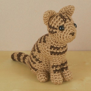 AmiCats Tabby Cat - amigurumi cat CROCHET PATTERN digital PDF file download