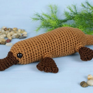 Platypus amigurumi CROCHET PATTERN digital PDF file download image 3