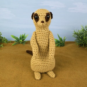 Meerkat amigurumi CROCHET PATTERN digital PDF file download image 3