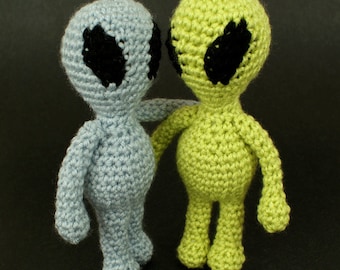 Aliens amigurumi CROCHET PATTERN digital PDF file download